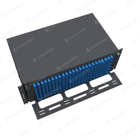 4U fiber panel adapter loaded SC LC